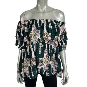 Pinkyotto‎ Womens Top Size M / L Cactus Print